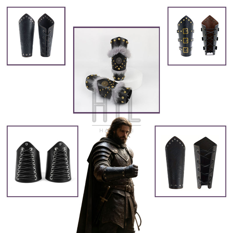 قفازات متعددة الطبقات من جلد ا - مراجعة Cosplay Prop وسعره