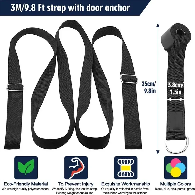 حزام مرن لتمارين اليوغا من 3M، - مراجعة D Ring Strap وسعره