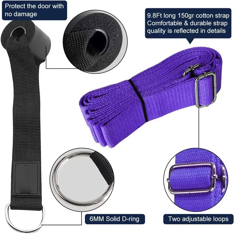 حزام مرن لتمارين اليوغا من 3M، - مراجعة D Ring Strap وسعره