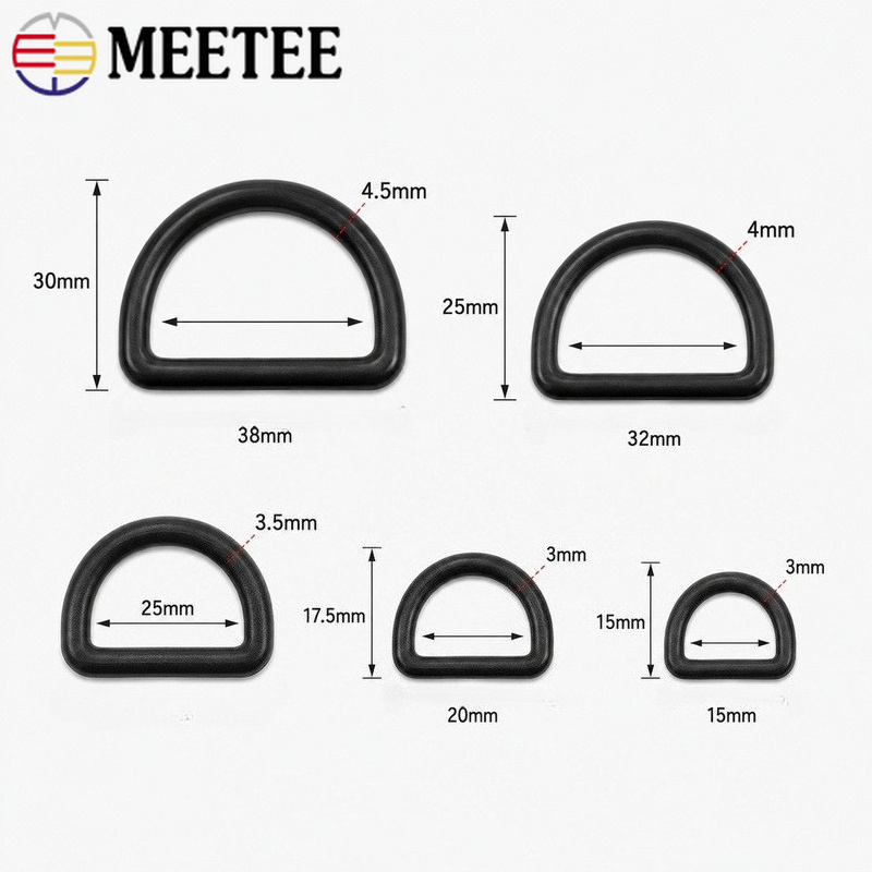 50/100 قطعة حلقات بلاستيكية مل - مراجعة D Ring Strap وسعره