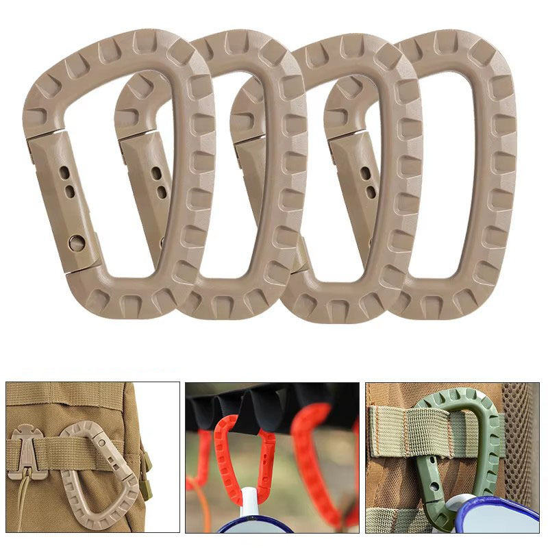 1/3/5 قطعة حلقة تسلق بلاستيكية - مراجعة D Ring Strap وسعره