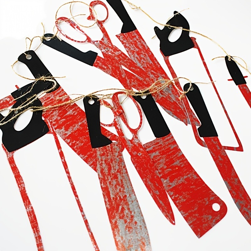 1-10 مجموعات من زينة السكاكين  - مراجعة Cosplay Prop Knife وسعره