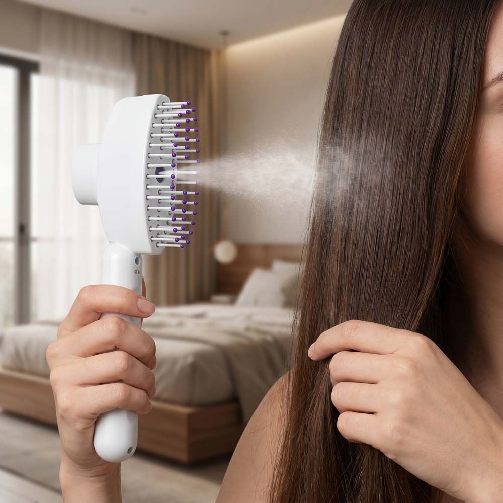 فرشاة تدليك بالضوء الأحمر متعد - مراجعة Hair Spray Color وسعره